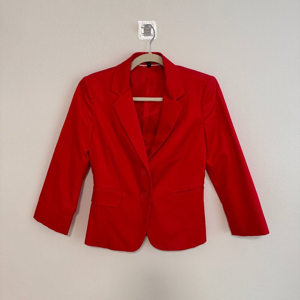 Express Women's Blazer, Red, Size 4